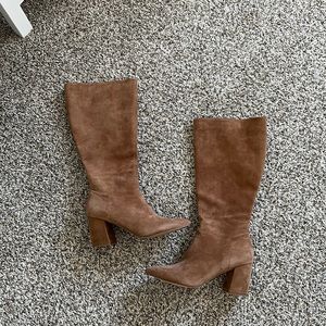 Steve Madden suede knee high boots